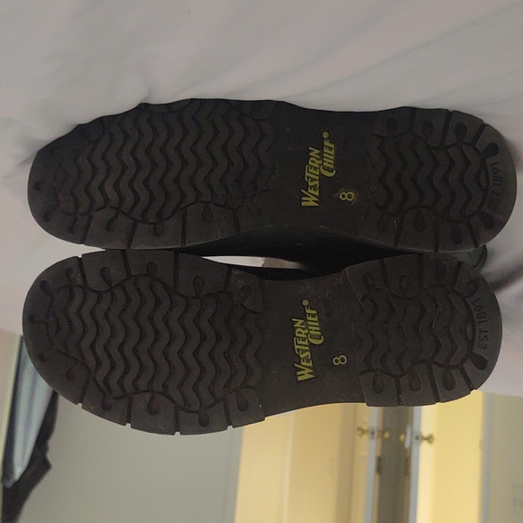 Women's rain boots large calf - Picture 4 of 4